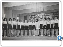 1978 г. Вокальная группа студентов техникума
