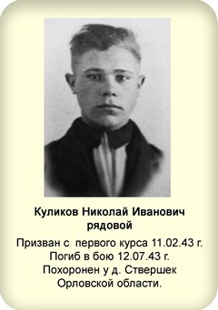 Куликов Николай